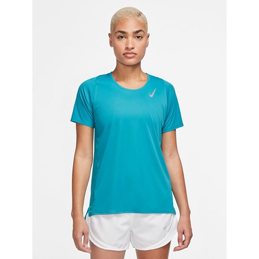 Nike Koszulka w kolorze turkusowym do biegania ze sklepu Limango Polska w kategorii Bluzki damskie - zdjęcie 171526942