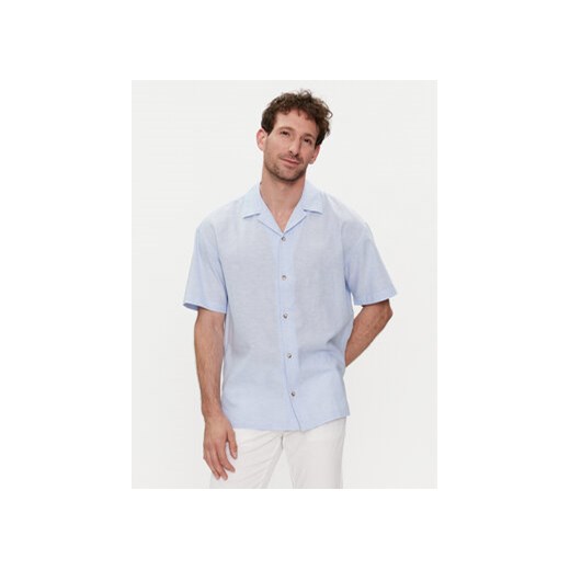 Jack&Jones Koszula Summer 12248382 Niebieski Relaxed Fit ze sklepu MODIVO w kategorii Koszule męskie - zdjęcie 171529213