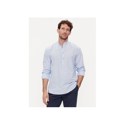 Jack&Jones Koszula Summer 12248410 Niebieski Comfort Fit ze sklepu MODIVO w kategorii Koszule męskie - zdjęcie 171529244