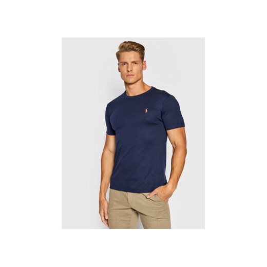 Polo Ralph Lauren T-Shirt 710740727 Granatowy Slim Fit ze sklepu MODIVO w kategorii T-shirty męskie - zdjęcie 171529733