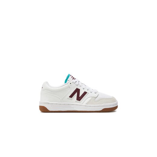 New Balance Sneakersy GSB480FT Biały ze sklepu MODIVO w kategorii Buty sportowe dziecięce - zdjęcie 171529844