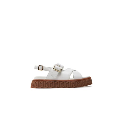 Liu Jo Sandały Lovely Sandal 01 BA4131 P0102 Biały ze sklepu MODIVO w kategorii Sandały damskie - zdjęcie 171529894