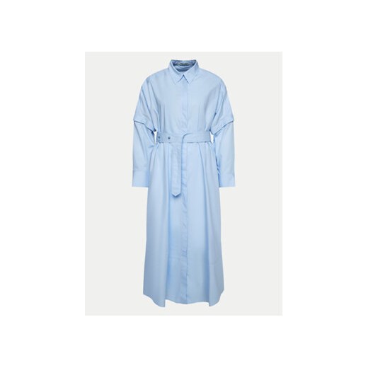 IVY OAK Sukienka koszulowa Norena IO117614 Niebieski Regular Fit ze sklepu MODIVO w kategorii Sukienki - zdjęcie 171530022
