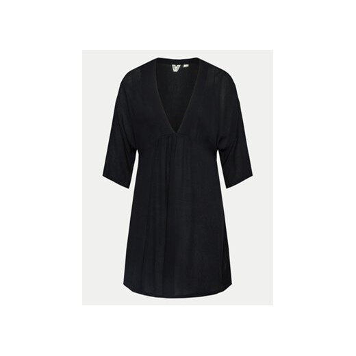 Roxy Sukienka plażowa Seaside Sky ERJX603386 Czarny Regular Fit ze sklepu MODIVO w kategorii Odzież plażowa - zdjęcie 171530183
