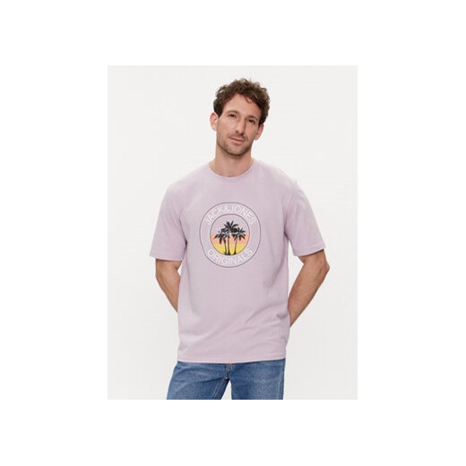 Jack&Jones T-Shirt Casey 12255238 Fioletowy Standard Fit ze sklepu MODIVO w kategorii T-shirty męskie - zdjęcie 171530471