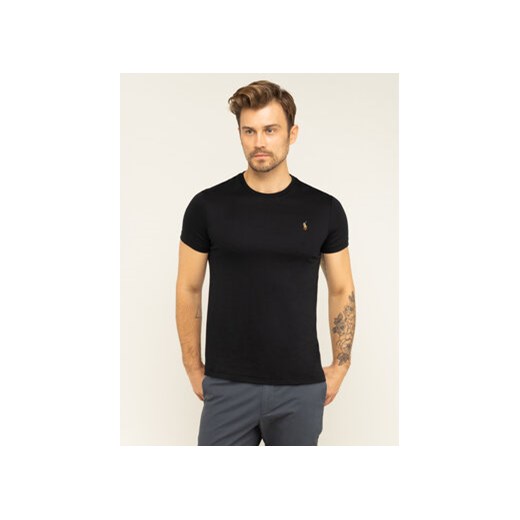 Polo Ralph Lauren T-Shirt 710740727 Czarny Slim Fit ze sklepu MODIVO w kategorii T-shirty męskie - zdjęcie 171530662