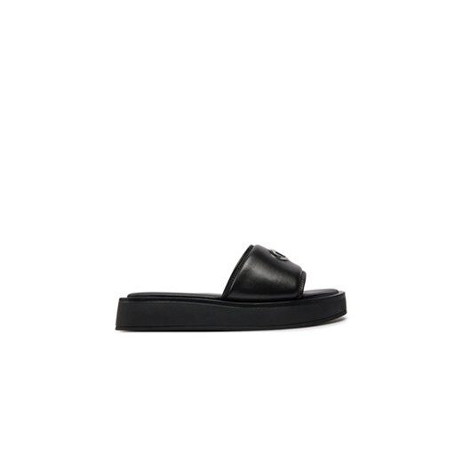 Calvin Klein Klapki Flatform Slide Relock Lth HW0HW02049 Czarny ze sklepu MODIVO w kategorii Klapki damskie - zdjęcie 171531120