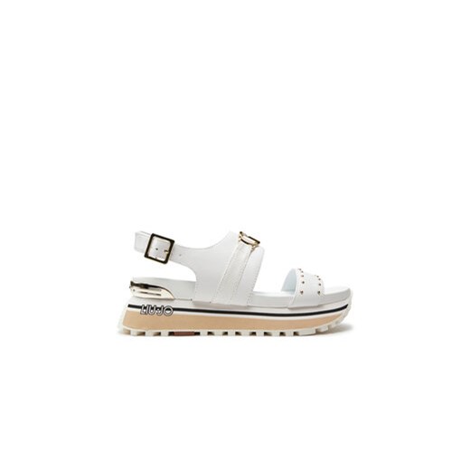 Liu Jo Sandały Maxi Wonder Sandal 27 BA4107 P0102 Biały ze sklepu MODIVO w kategorii Sandały damskie - zdjęcie 171531192