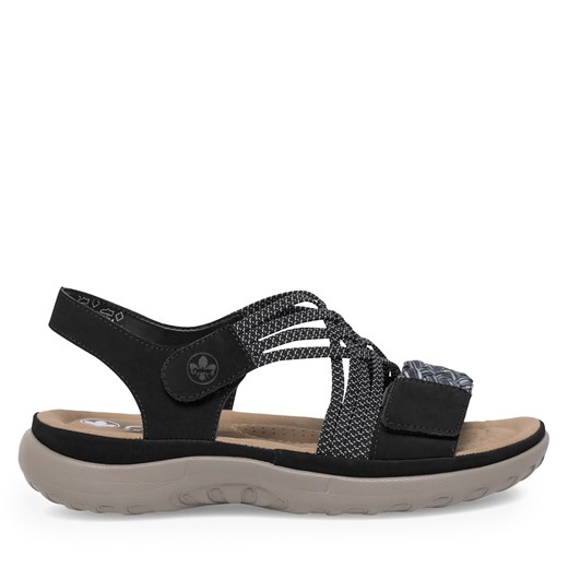 Sandały Rieker 64889-00 Czarny Rieker 39 eobuwie.pl