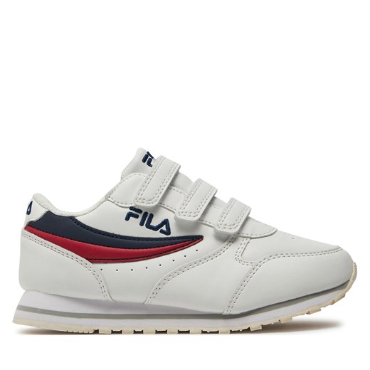 Sneakersy Fila Orbit Velcro Low Kids 1010785.98F White/Dress Blue ze sklepu eobuwie.pl w kategorii Buty sportowe dziecięce - zdjęcie 171531720