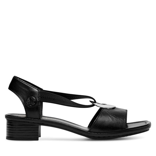Sandały Rieker 62662-01 Black ze sklepu eobuwie.pl w kategorii Sandały damskie - zdjęcie 171533971