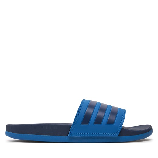 Klapki adidas adilette Comfort Slides IG1118 Niebieski ze sklepu eobuwie.pl w kategorii Klapki damskie - zdjęcie 171534080