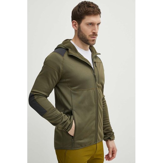 Viking bluza sportowa Yosemite męska kolor zielony z kapturem wzorzysta Viking XL ANSWEAR.com