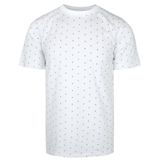 Męski T-Shirt - Pako Jeans - Drobny Wzór, Biała TSPJNSvoyagerBI ze sklepu JegoSzafa.pl w kategorii T-shirty męskie - zdjęcie 171536112