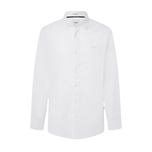 koszula męska pepe jeans pm308523 biały ze sklepu Royal Shop w kategorii Koszule męskie - zdjęcie 171536751