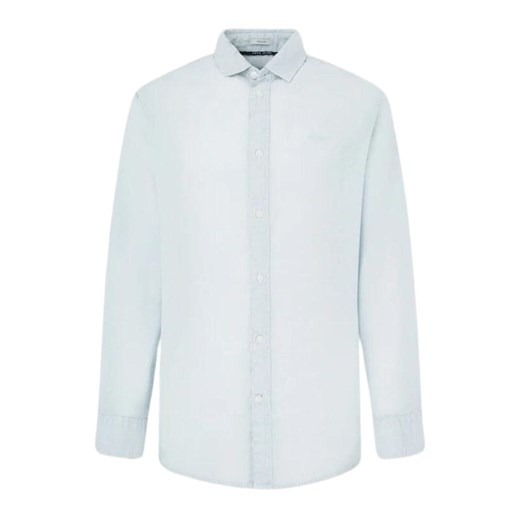 koszula męska pepe jeans pm308523 niebieski ze sklepu Royal Shop w kategorii Koszule męskie - zdjęcie 171536753