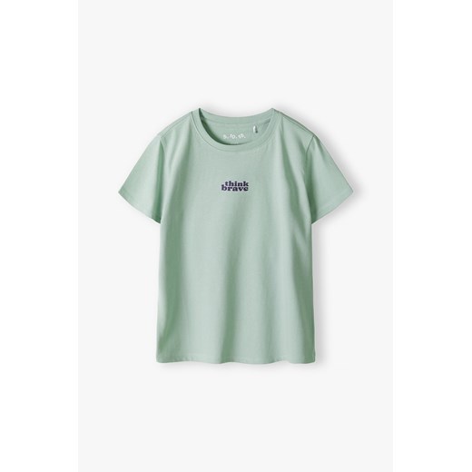 Zielony t-shirt chłopięcy - We are the future - 5.10.15. ze sklepu 5.10.15 w kategorii T-shirty chłopięce - zdjęcie 171536910