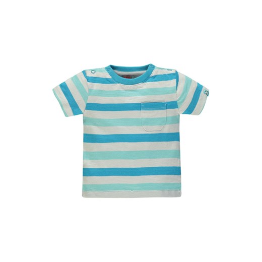 Chłopięca niemowlęca bluzka z krótkim rękawem w paski ze sklepu 5.10.15 w kategorii Koszulki niemowlęce - zdjęcie 171537020