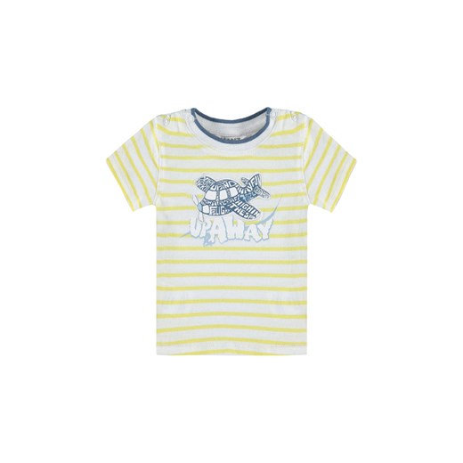 Chłopięca niemowlęca koszulka z krótkim rękawem w paski ze sklepu 5.10.15 w kategorii Koszulki niemowlęce - zdjęcie 171537030