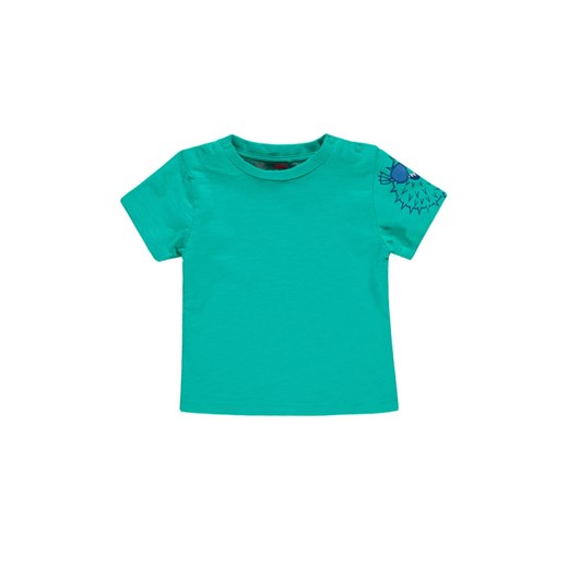 Chłopięca niemowlęca bluzka z krótkim rękawem zielona Kanz 74 okazja 5.10.15