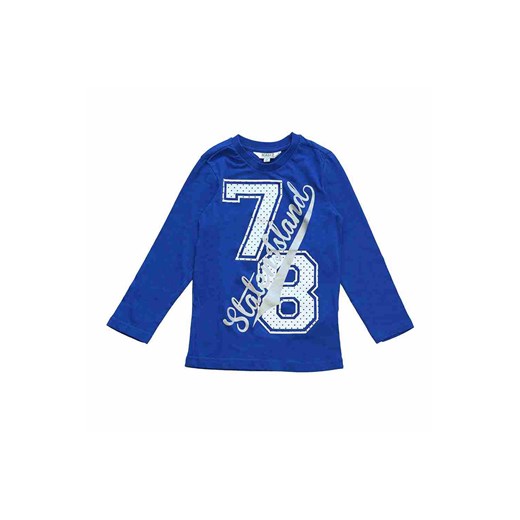 Chłopięca bluzka z długim rękawem niebieska ze sklepu 5.10.15 w kategorii T-shirty chłopięce - zdjęcie 171537044