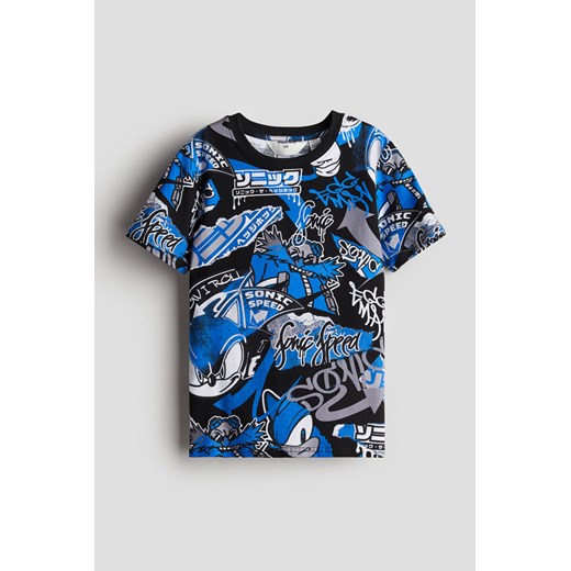 H & M - T-shirt z nadrukiem - Niebieski ze sklepu H&M w kategorii T-shirty chłopięce - zdjęcie 171537504
