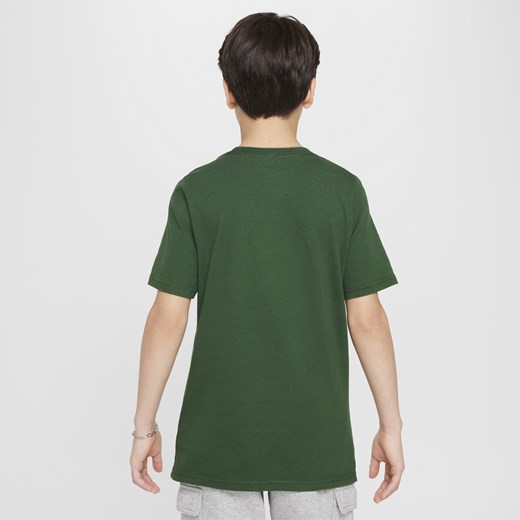 T-shirt z logo dla dużych dzieci (chłopców) Nike NBA Milwaukee Bucks Essential - Nike M Nike poland
