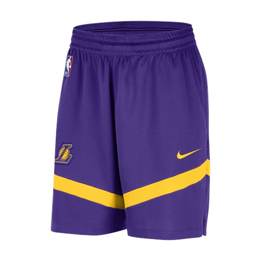 Spodenki męskie 21 cm Nike Dri-FIT NBA Los Angeles Lakers Icon Practice - Fiolet ze sklepu Nike poland w kategorii Spodenki męskie - zdjęcie 171537591