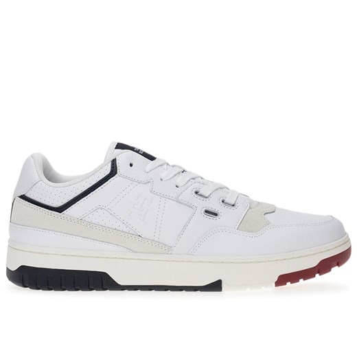 Buty Tommy Hilfiger Basket Street Mix FM0FM04970-YBS - białe ze sklepu streetstyle24.pl w kategorii Buty sportowe męskie - zdjęcie 171538842