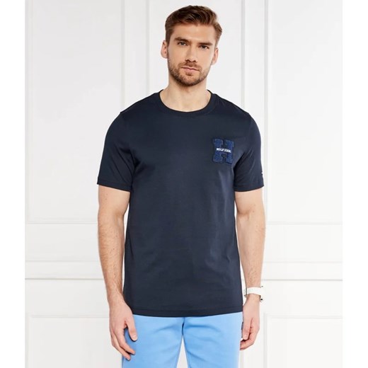Tommy Hilfiger T-shirt BOUCLE H EMBRO | Regular Fit Tommy Hilfiger XXL okazja Gomez Fashion Store
