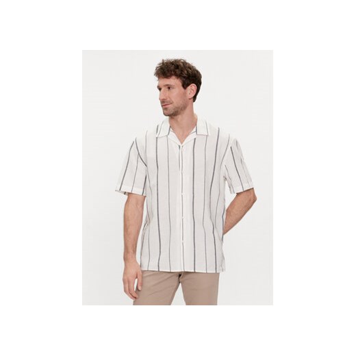 Selected Homme Koszula New Linen 16092978 Beżowy Relaxed Fit ze sklepu MODIVO w kategorii Koszule męskie - zdjęcie 171540250