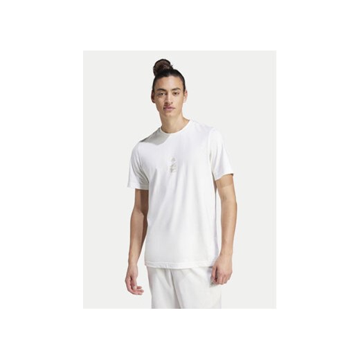 adidas T-Shirt Mirage IN6236 Biały Regular Fit ze sklepu MODIVO w kategorii T-shirty męskie - zdjęcie 171540420