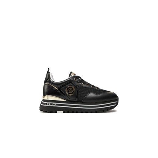 Liu Jo Sneakersy Maxi Wonder 100 BA4053 PX030 Czarny ze sklepu MODIVO w kategorii Buty sportowe damskie - zdjęcie 171540873