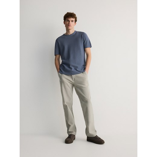 Reserved - Spodnie chino - jasnoszary ze sklepu Reserved w kategorii Spodnie męskie - zdjęcie 171544140