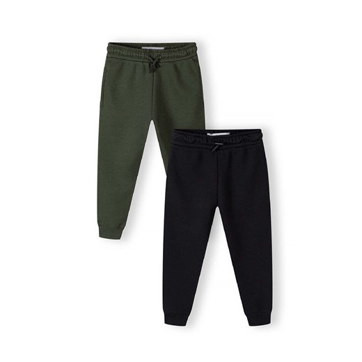 Spodnie dresowe dla chłopca 2-pack czarny i khaki ze sklepu 5.10.15 w kategorii Spodnie chłopięce - zdjęcie 171545932