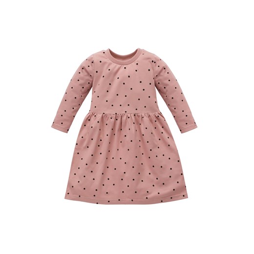 Sukienka niemowlęca różowa w groszki TRES BIEN - Pinokio ze sklepu 5.10.15 w kategorii Sukienki niemowlęce - zdjęcie 171546002
