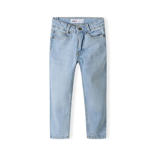 Klasyczne jasnoniebieskie spodnie jeansowe chłopięce ze sklepu 5.10.15 w kategorii Spodnie chłopięce - zdjęcie 171546111