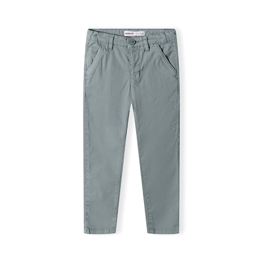 Szare spodnie typu chino dla chłopca ze sklepu 5.10.15 w kategorii Spodnie chłopięce - zdjęcie 171546140