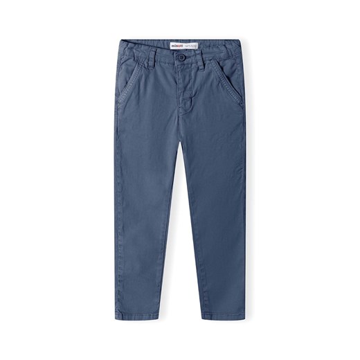Niebieskie spodnie typu chino dla chłopca ze sklepu 5.10.15 w kategorii Spodnie chłopięce - zdjęcie 171546182