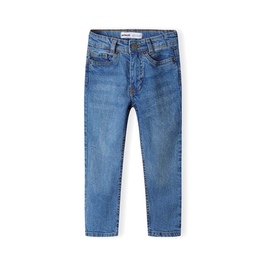 Klasyczne spodnie jeansowe dla chłopca ze sklepu 5.10.15 w kategorii Spodnie chłopięce - zdjęcie 171546261