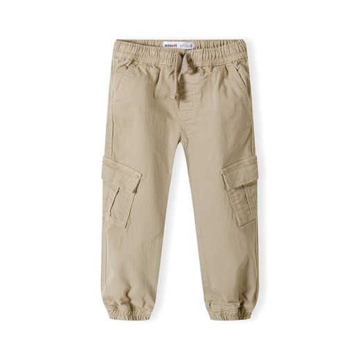 Spodnie beżowe typu bojówki dla małego chłopca ze sklepu 5.10.15 w kategorii Spodnie chłopięce - zdjęcie 171546332