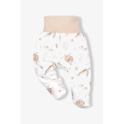 Półśpiochy niemowlęce TURTLES z bawełny organicznej ze sklepu 5.10.15 w kategorii Spodnie i półśpiochy - zdjęcie 171546344