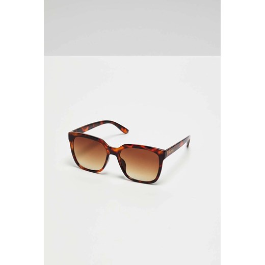 Okulary przeciwsłoneczne o kwadratowym kształcie brązowe one size 5.10.15