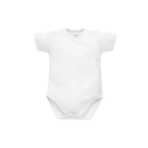 Białe body niemowlęce kopertowe z krótkim rękawem - Pinokio ze sklepu 5.10.15 w kategorii Body niemowlęce - zdjęcie 171546400