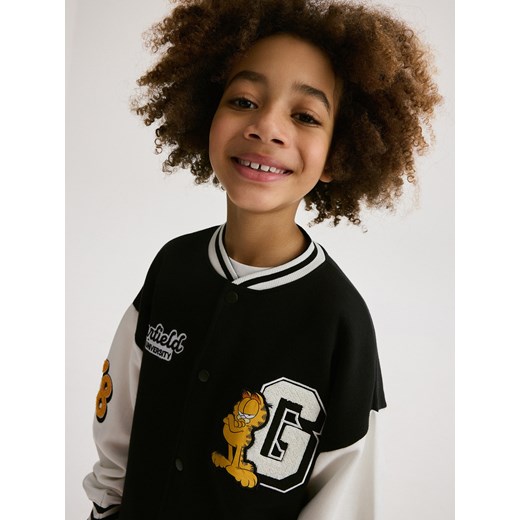 Reserved - Bluza oversize Garfield - czarny ze sklepu Reserved w kategorii Bluzy chłopięce - zdjęcie 171547324