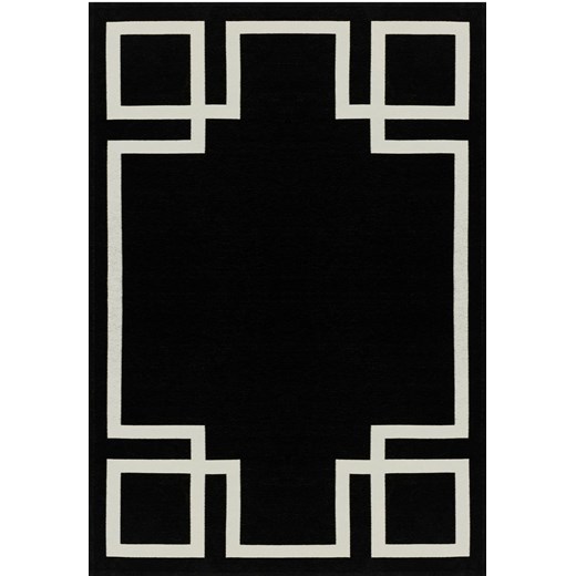 Dywan HAMPTON BLACK czarny do sypialni salonu 160x230 200x300 ze sklepu George Azzar w kategorii Dywany - zdjęcie 171548800