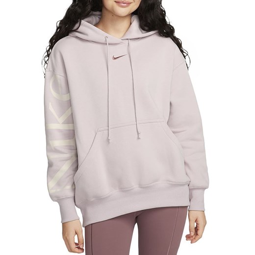 Bluza Nike Sportswear Phoenix Fleece FQ7042-019 - różowa ze sklepu streetstyle24.pl w kategorii Bluzy damskie - zdjęcie 171549971