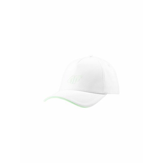 4F czapka z daszkiem męska biała 