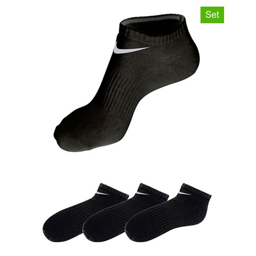 Nike Skarpety (3 pary) w kolorze czarnym ze sklepu Limango Polska w kategorii Skarpetki męskie - zdjęcie 171550700