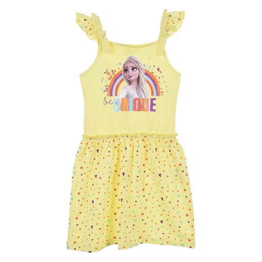 FROZEN Sukienka &quot;Frozen&quot; w kolorze żółtym ze wzorem ze sklepu Limango Polska w kategorii Sukienki dziewczęce - zdjęcie 171550744
